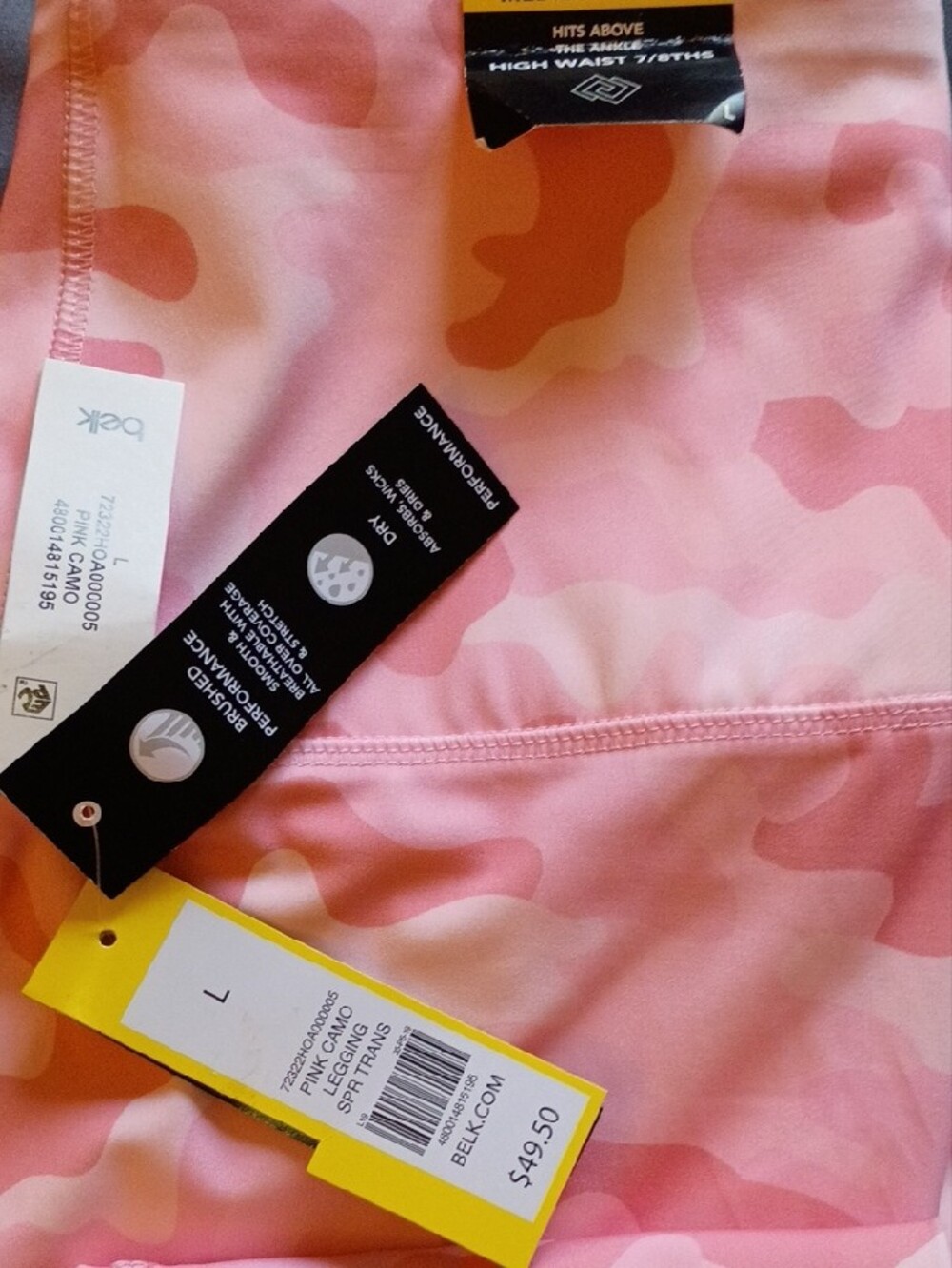 ZELOS Pink Camo High-Waist Leggings - Picture 10 of 10